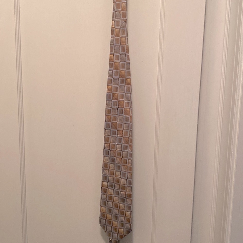 Benedetto Tan and Blue Silk Tie